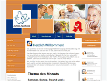 Tablet Screenshot of jumboapotheke.de